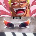 Anime One Piece Glasses Donquixote Doflamingo Eyewear Sunglasses Halloween Cosplay Accessories Gifts. 