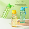 Transparent Water Bottle Portable Sport Cup for Drinking Kitchen Tools 550ML Water Bottle For School Gym Travel Girl Boy.
