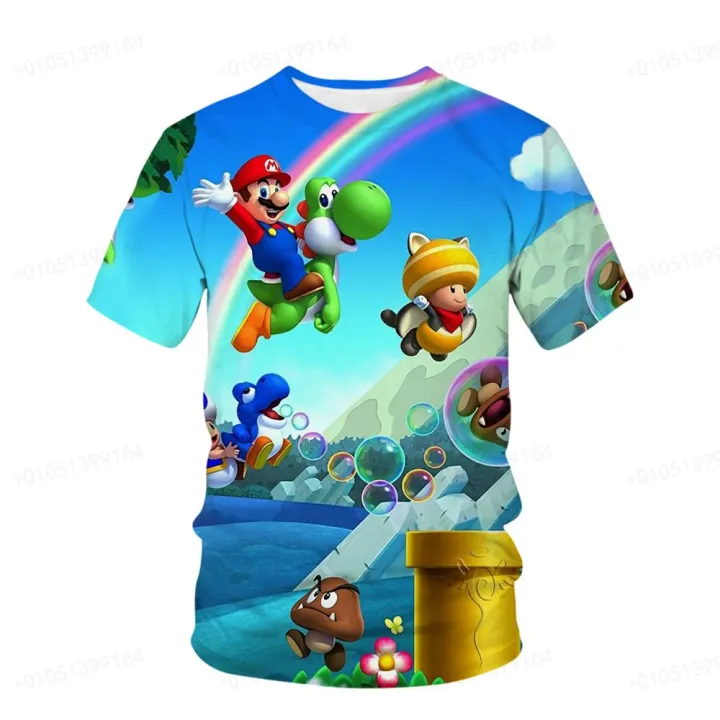 Mario%20Bros%20Tshrit%20for%20Boys%20Short%20Sleeve%20Children%20Girls%20T%20Shirts%20Kids%20Popular%20Super%20Mario%20Tops%20Tee%20Summer%20Tees%20-%20Image%205