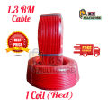 1.3 Rm Electric Cable Red/Black Color ( 1 coil ) 3/22 Electric Cable. 