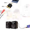 2 Pieces Gold Plated 3.5mm Stereo to 2-RCA Male to Female Adapter,Audio Splitter Adapter, Dual RCA Jack Adapter. 