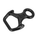 25KN Figure 8 Word Rope Descender Rappel Ring Rock Climbing Rescue Gear. 