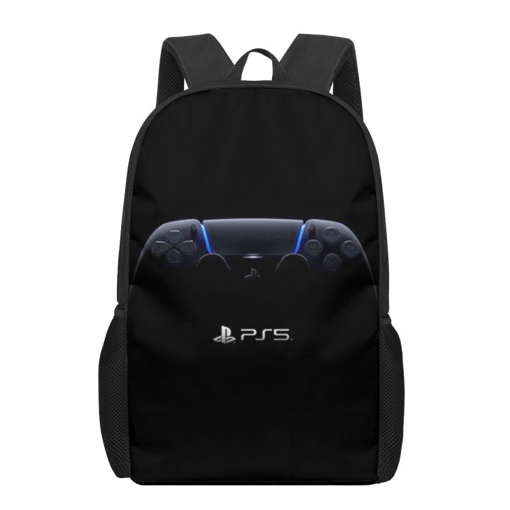 PlayStation%205%20ps%20Pattern%20Children%20School%20Bags%20for%20Girls%20Boys%20Teenager%20School%20Backpacks%20Kids%20Satchel%20Student%20Book%20Bag%20-%20Image%204