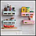 Home Adhesive Shower Shelves Kitchen Seasoning Shelf Bathroom Organizer Basket Adhesive Soap Dish Wall Mount Bathroom Organizer Storage Basket No Punching Storage Rack-Best Rate. 