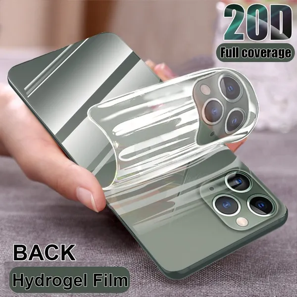 Apple%20iPhone%2013%20Pro%20Max%20TPU%20Protective%20Film%20Hydrogel%20Back%20Poly%20Protector%20Screen%20Protector%20Anti-Shatter%20/%20High%20Definition%20(Back%20Poly)%20-%20Image%204