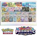 Pokemon TCG Prismatic Evolutions 10 Cards in 1 Pack Mastercopy - Scarlet & Violet Set Booster Pack Bundle.