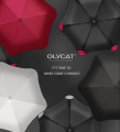 OLYCAT UltraLight Clear Umbrella Rain Women Anti UV Parasol Folding Sun Umbrellas. 