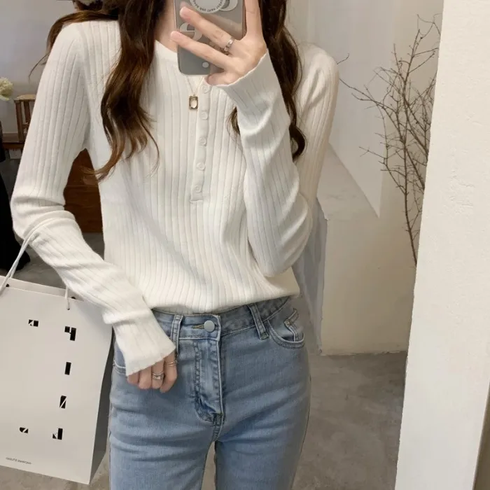 Autumn%20New%20Japanese%20Lazy%20Style%20Western%20Style%20Fashion%20Bottoming%20Shirt%20Women's%20Slim%20Fit%20Slimming%20Versatile%20Long%20Sleeves%20Knitwear%20Top%20-%20Image%207