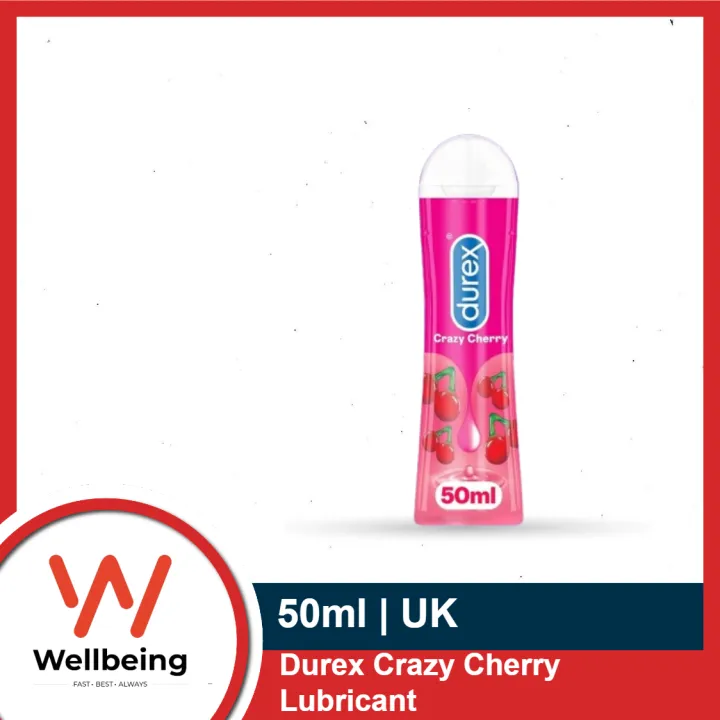 Durex Gel Lubricant 50ml Crazy Cherry Flavor Water-based Lube | UK