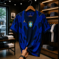 Brazil World Cup New Half Sleeve Premium Football Jersey 2026. 