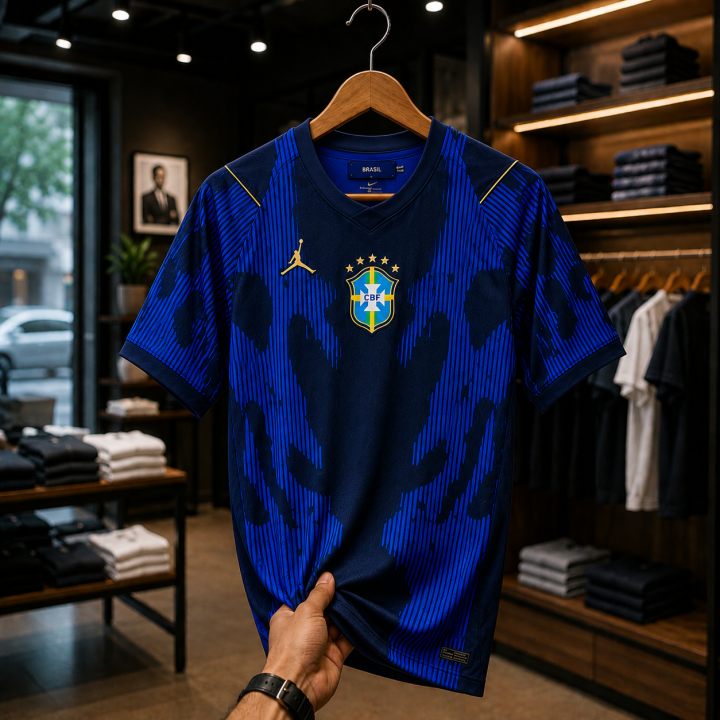 Brazil World Cup New Half Sleeve Premium Football Jersey 2026