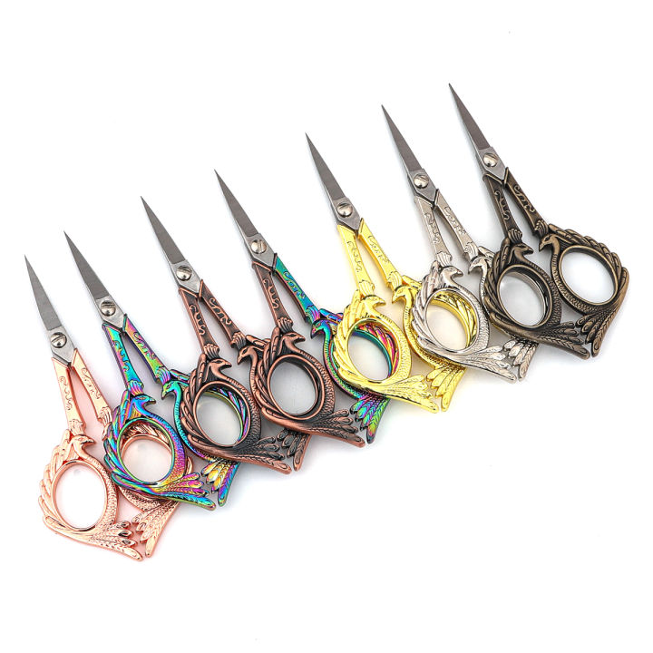 1Pcs/Pack Stainless Steel Zinc Alloy Handle Plum Scissors Sewing Small ...