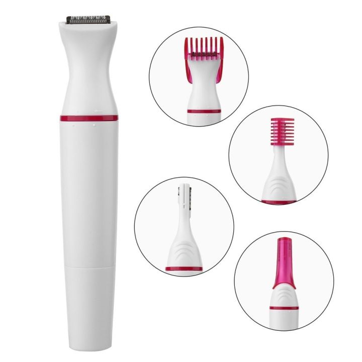 5 In 1 Multifunction Women Hair Removal Electric Shaping Female Shaving Machine Mini Shaver Trimmer Razor For Eyebrow Underarm