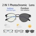 Blue Cut Photochromic Eyeglasses Lens. 