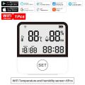 Poruis Smart Temperature and Humidity Sensor WiFi Wireless Temperature and Humidity Sensing Sensor Display. 