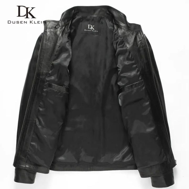 Luxury%20Man%20Genuine%20sheepskin%20leather%20jacket%20Brand%20Dusen%20Klein%20men%20slim%20Designer%20spring%20leather%20coats%20Black/Brown%2014B0109%20-%20Image%204