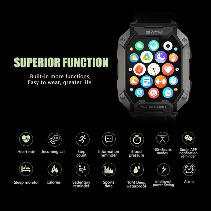 SKMEI%20New%20Smartwatch%20Blood%20Pressure/Oxygen%20Monitoring%20with%20Bluetooth%20Call%20Calculator%20410mAh%20high-capacity%20battery%2050%20meter%20waterproof%20Smart%20Watch%20B60PS%20-%20Image%206