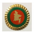 Bangladesh flag and map badge. 