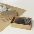 Hot Products Cross-Border New Box Scratch Board Nest Corrugated Paper Scratching Board with Five Scratch Boards Pet Supplies. 