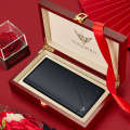 Emperor Paul Men's Genuine Leather Long Fashionable Multi functional Wallet Card Bag with Business Luxury and High end Gift for Boyfriend.