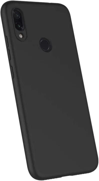 For%20Xiaomi%20Redmi%20Note%207/%20Note%207%20Pro%20Premium%20Silicone%20Matte%20Soft%20Phone%20Case%20-%20Black%20-%20Phone%20Back%20Cover%20-%20Image%203
