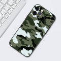 Camouflage camo military TPU case for iPhone 11 12 13 Pro Max 14 15 plus 12 mini XR X XS Max SE 7 8 phone cover. 