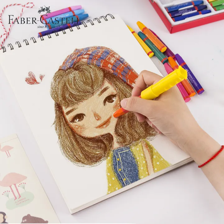 Germany%20Faber-Castell%20Crayon%201227%20Hexagonal%20Oil%20Pastel%2012/24/36/48%20color%20children's%20coloring%20drawing%20brush%20-%20Image%203