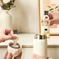 3-In-1 Cup Lid Cleaning Brush, Portable Cleaning Brush Set, Suitable for Cup Lids with Narrow Spaces Between Cups.