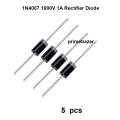1N4007 1N-4007 40071000V 1A General Purpose 2 Pin Leads Rectifier Diode Silicon Junction Diode.