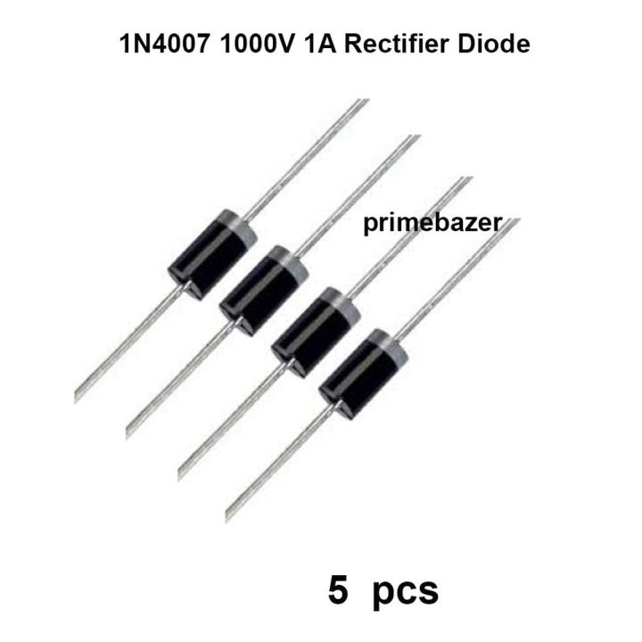1N4007 1N-4007 40071000V 1A General Purpose 2 Pin Leads Rectifier Diode Silicon Junction Diode