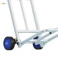 Folding Hand Truck, Foldable Roller Shopping Trolley, Lightweight Heavy Duty with Rope Luggage Cart, Luggage Trolley Cart, for Office Moving. 