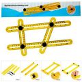 Adjustable Folding Multi Angle Scale Ruler Measuring Tool Multi Functional Folding Ruler. 