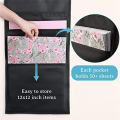 3Pcs Scrapbook Paper Storage Bags 12 X 12 Inch with Door Hooks for Scrapbooking, Cardstock. 