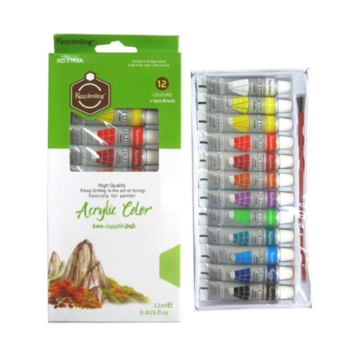 Acrylic color 6ml , 12 tube / color