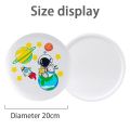 Children's Frisbee Soft Glue Outdoor Interactive Parent-child Roundabout Hand Throwing Cartoon Flying Saucer Toys Outdoor Toys. 