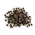 200Pcs Black Gold Tone Soldering PCB Board Breadboard Test Point Pin. 