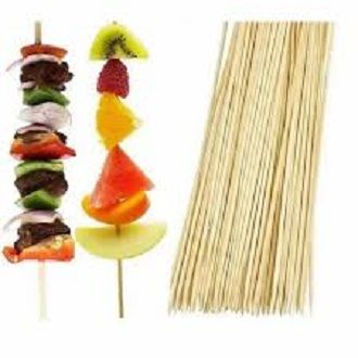 Bamboo Stick Shashlik Kati Kabab Kati 8" inch 100pcs