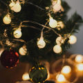 Warm White Snow Ball Fairy Lights, Waterproof Decorative Fairy Lights 28 Pieces Set - Light Decoration.