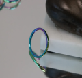 Fashion Simple 2mm Stainless Steel Ladies Smooth Fine Thin Finger Ring.