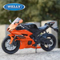 WELLY 1:12 2020 YAMAHA YZF-R6 Die-Cast Vehicles Motorcycle Toys for Gift Collection. 