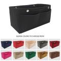 EverToner Purse Organizer Bag Organizer For Tote and Handbag Shaper Felt Insert Bag Purse Organizer Cosmetic.