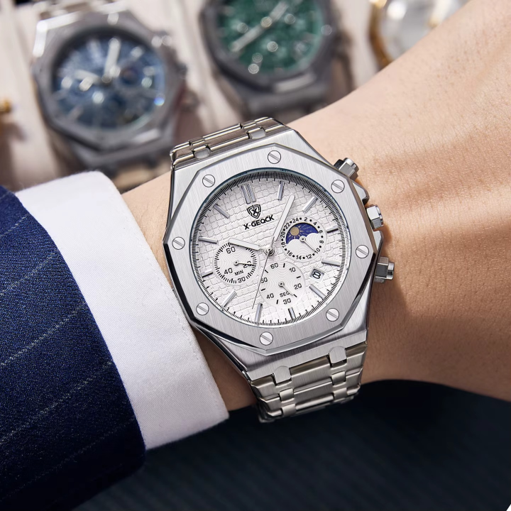 BINBOND%20New%20Waterproof%20Quartz%20Men's%20Radium%20Hand%20Watch%20with%20Luxury%20Stainless%20Steel%20Strap%20of%20Butterfly%20Clasp%20-%20Image%205