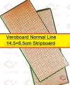 Veroboard Normal Line 14.5×6.5cm Stripboard PCB Printed Circuit Board For Prototyping Designing Weld Soldering Arduino DIY. 