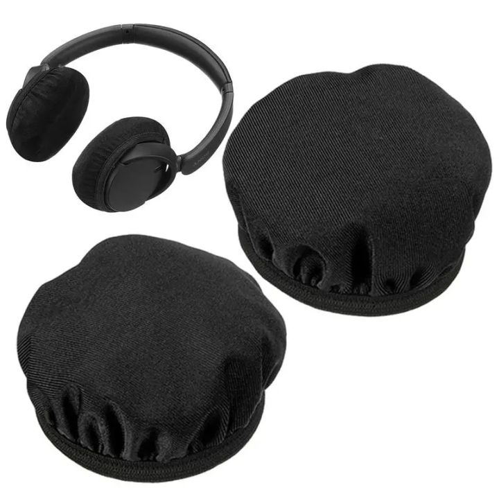 Headphone Ear Covers Replacement Headphone Ear Covers Stretchable Washable Comfortable Reusable Earpads Sweater Cover Fit Most
