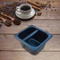 Stainless Steel Espresso Knocking Box with Rubber Bar for S. 