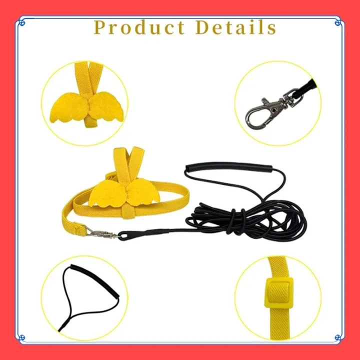 VibeVendor%20Bird%20leash,%20Pet%20Parrot%20Bird%20Harness%20and%20Leash%20Flying%20Rope%20Straps%20Outdoor%20Bird%20Flying%20Harness%20Training%20Traction%20Rope%20for%20Budgerigar%20Cockatiel%20Small%20Birds%20-%20Image%204