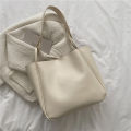 Autumn and winter large-capacity bags  new bags women's bags fashion simple shoulder bags popular texture tote bags. 