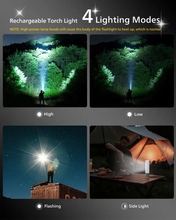PHILIPS%20Torch%20Light%20Zoomable,%201200mAh%20Handheld%20Flashlight%20Rechargeable,%20200%20Lumens,%20Portable%20Led%20Flash%20Light%20for%20Home,%20Camping,%20Hiking,%20Emergency%20-%20Image%203