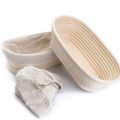 1 Set 10 Inch Bread Proofing Basket, Proofing Basket + Cloth Liner + Dough Scraper + Bread Lame & 2Pcs 25Cm/10 Inch Bread Basket Rattan. 