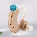 Hearing-aid Portable Ear Mounted Amplifying Hearing Aid Clear Sound Quality Sound Amplifier Single Key Operation - Bix super shop.